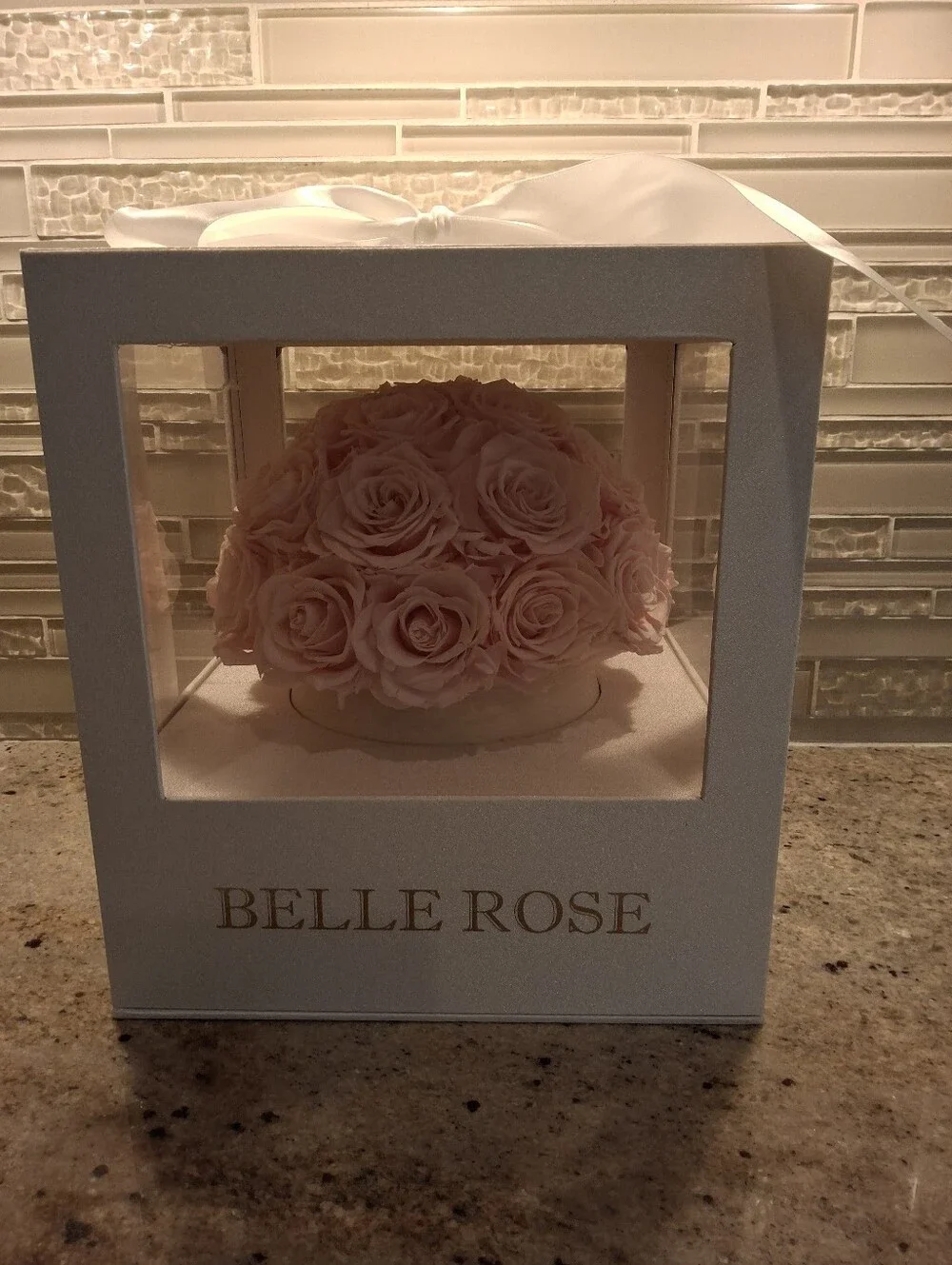 Belle Rose In Boxed Vase